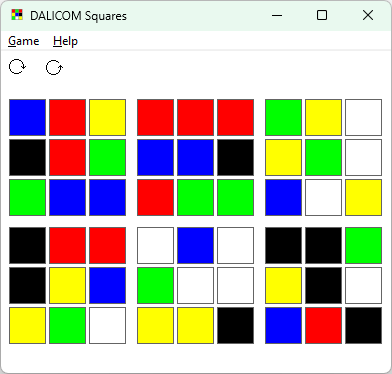 Squares game screenshot